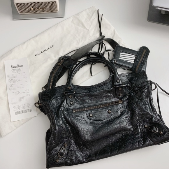 💯NEW & Authentic Balenciaga Neo Cagole City Lambskin Leather Tote Bag‼️ - Picture 2 of 14